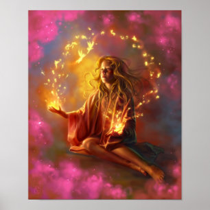 Poster O Conjurer feericamente pequeno