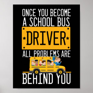 Poster O Controlador De Ônibus Escolar Todos Os Problemas