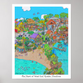 Pôster O coração do extremo oeste #6, Roatan, Honduras