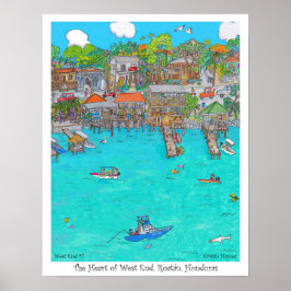 Poster O coração do extremo oeste #7, Roatan, Honduras