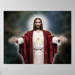 Poster O coração sagrado de Jesus