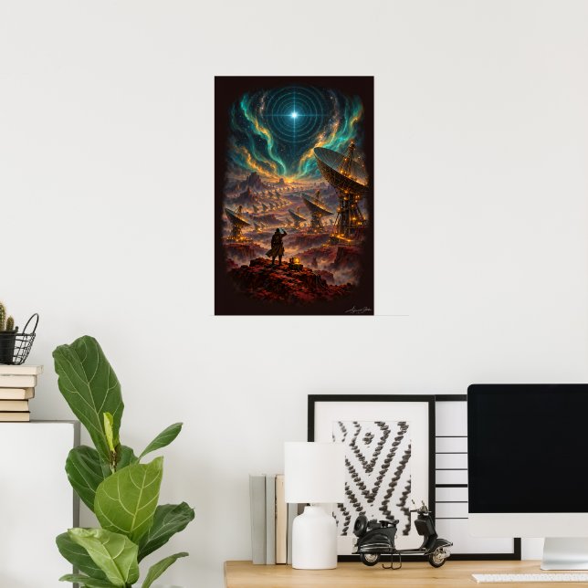 Poster O Coral Sinal (Escritório em casa)