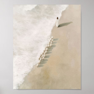Poster O Cordeiro Seguindo a Arte Cristã de Jesus