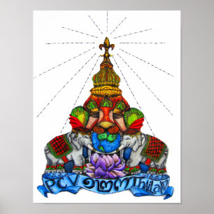 Poster O corpo de paz oferece - Tailândia