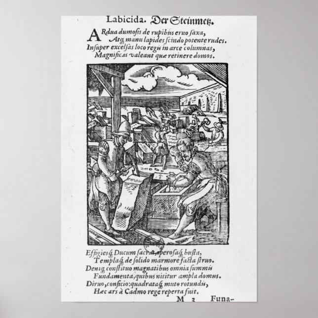 Pôster O cortador de pedra (Frente)