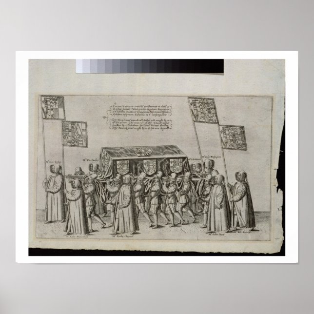 Pôster O cortejo funerário de Sir Philip Sidney (1554-158 (Frente)