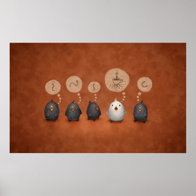 Pôster O Corvo Branco (Frente)