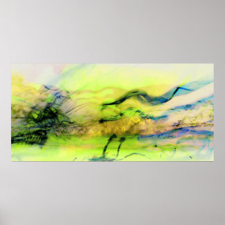 Pôster O cosmos acende abstrato