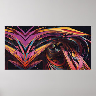 Poster O Cosmos Dobrou Apenas Duas Vezes - Ken Gage Art