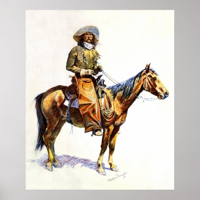 Pôster O Cowboy (Frente)