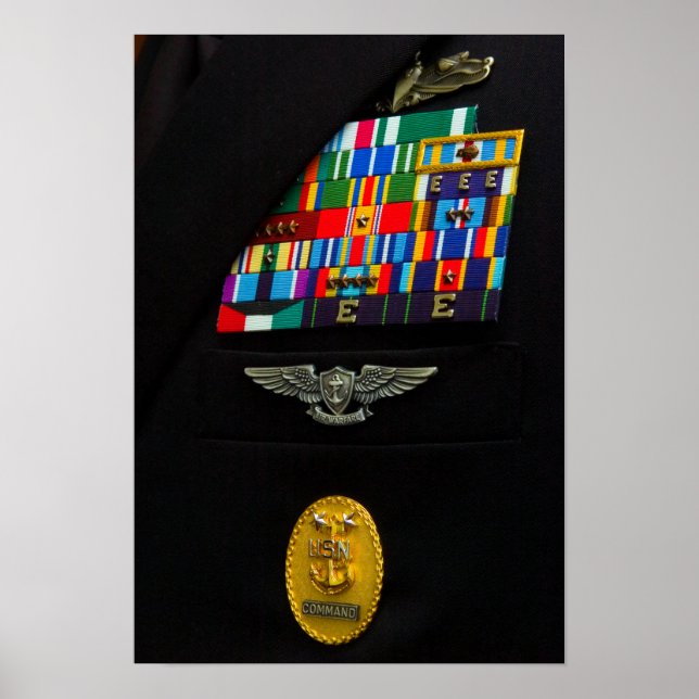 Poster O crachá principal do comando (Frente)