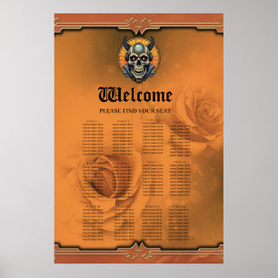 Poster O crânio alado.