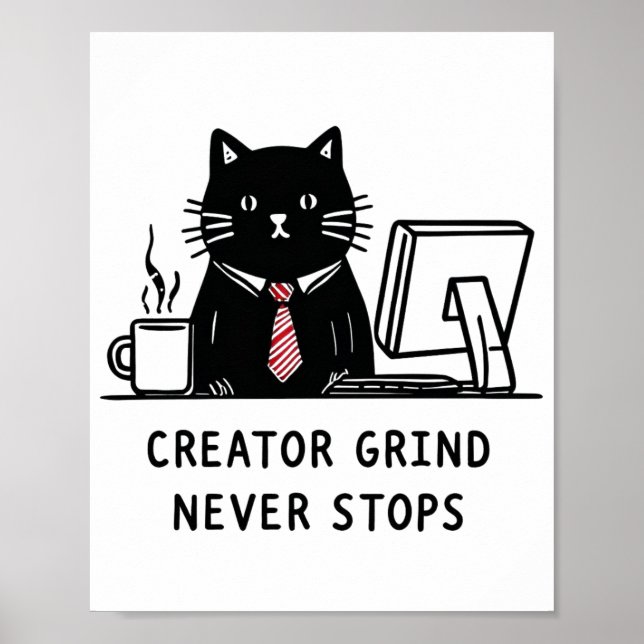 Poster O Creator Grind Nunca Pára - Alimentando A Paixão  (Frente)