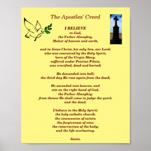 Poster O Credo dos Apóstolos