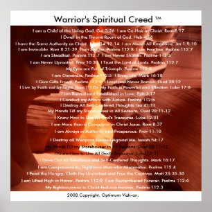 Pôster O credo dos guerreiros por WarriorsCreed