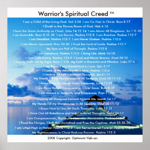 Pôster O credo dos guerreiros por WarriorsCreed