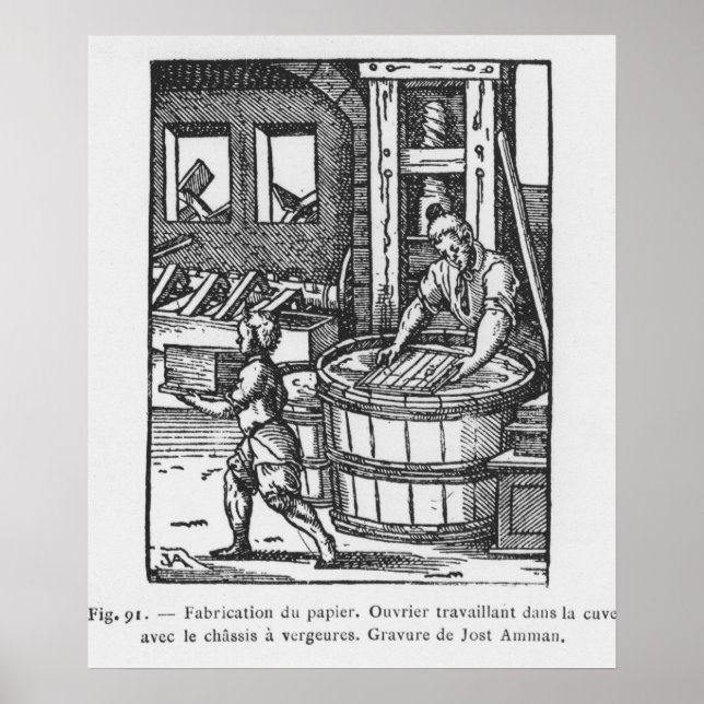 Pôster O criador de papel (Frente)