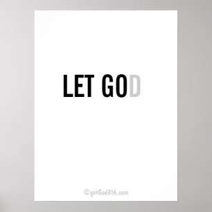 Pôster O cristão cita a arte da parede de gotGod316.com