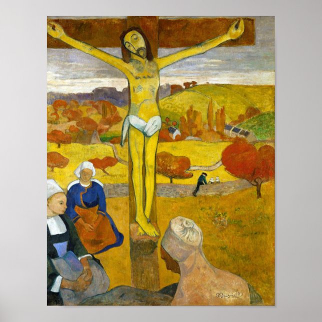 Poster O Cristo Amarelo, Gauguin (Frente)