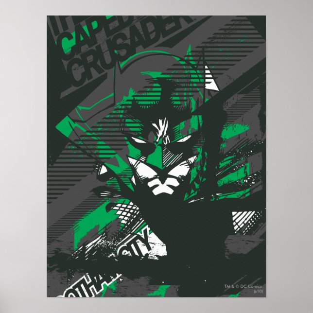 Poster O Cruzador Capeado de Gotham (Frente)