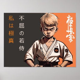 Poster O Cub Kyokushin - Um Futuro Rikishi Awakens
