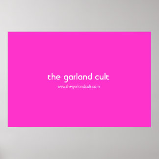 Poster o culto da garland