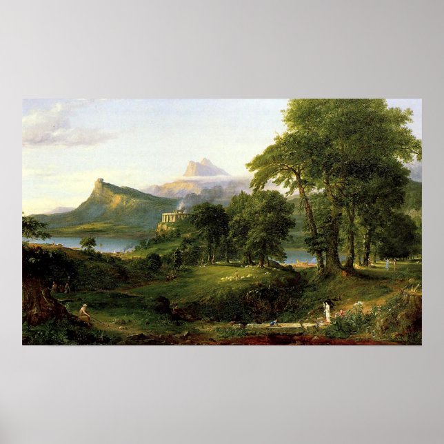 Pôster O Curso de Império, o Arcadiano ou o Pastoral (Frente)