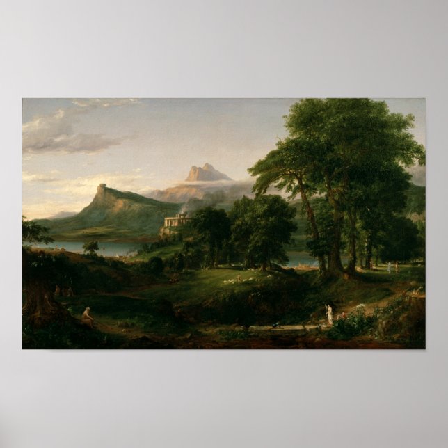 Poster O Curso do Império: O Estado Arcadiano ou Pastoral (Frente)