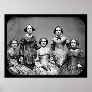 Pôster O Daguerreotype 1845 das irmãs de Clark