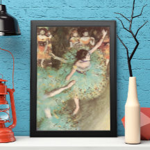 O Dançarino Verde de Edgar Degas, Ballet Vintage