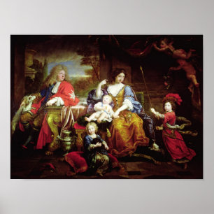 Pôster O Dauphin grande com sua esposa