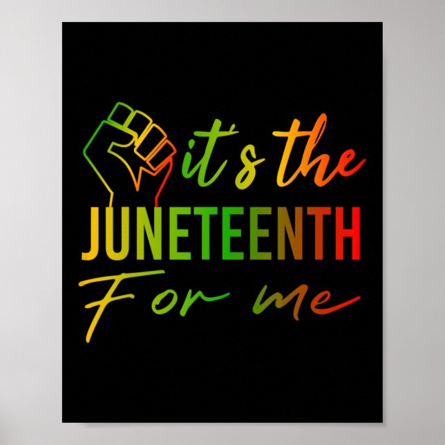 Poster O Décimo Junho para Mim História Negra Africana Mê (Frente)