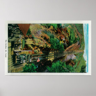 Poster O declive em Mt. LoweMt. Lowe, CA