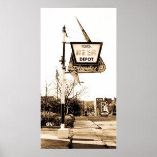 Pôster O depósito da cerveja