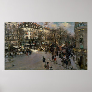 Pôster O DES Italiens do bulevar, c.1900