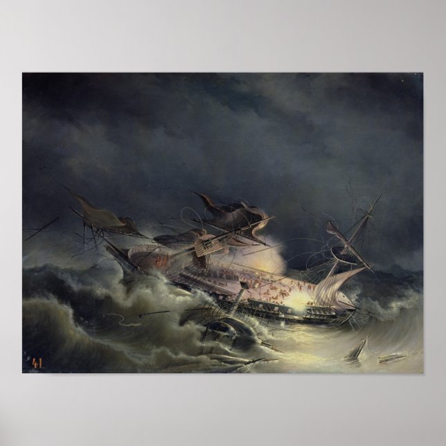 Pôster O desastre do Liner Ingermanland (Frente)