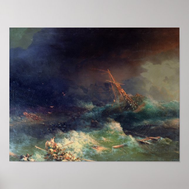 Pôster O desastre do Liner Ingermanland (Frente)