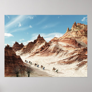 Poster O Deserto Morrocano.