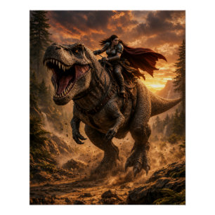 Pôster O Destemido Cavaleiro de Dinossauro