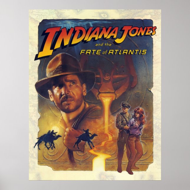 Poster O Destino Da Atlântida (Frente)