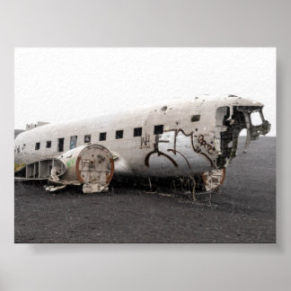 Poster O destroço do avião DC9