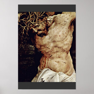 Pôster O detalhe da crucificação por Grünewald Mathis