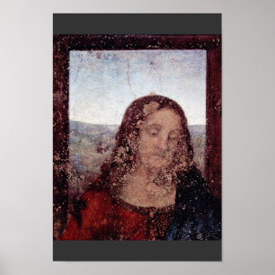 Pôster O detalhe da última ceia por Leonardo da Vinci