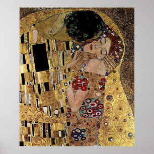 Pôster O detalhe do beijo de Gustavo Klimt (cerca de