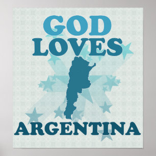 Pôster O deus ama Argentina