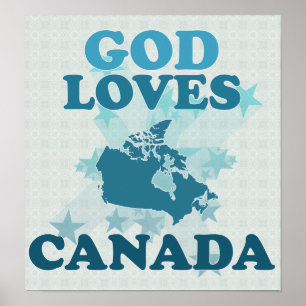 Pôster O deus ama Canadá