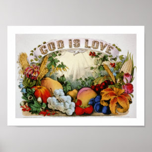 Pôster O deus é amor