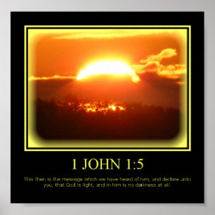 Poster O deus é luz