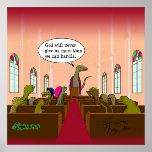 Poster O deus nunca dá-nos mais do que nós podemos