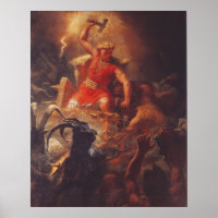 O Deus Thor Luta